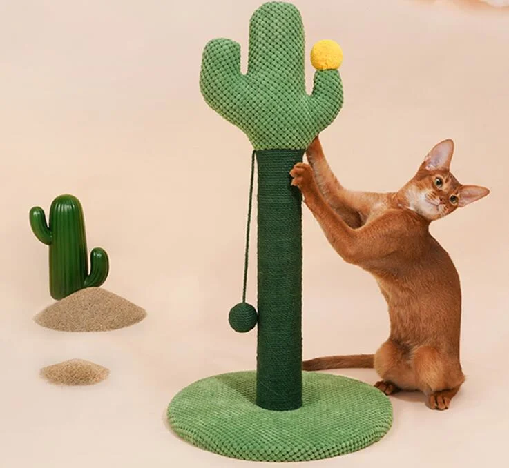 Hot Sale Wholesale Cat Scratching post for Cute Cat to scratch and play as toy