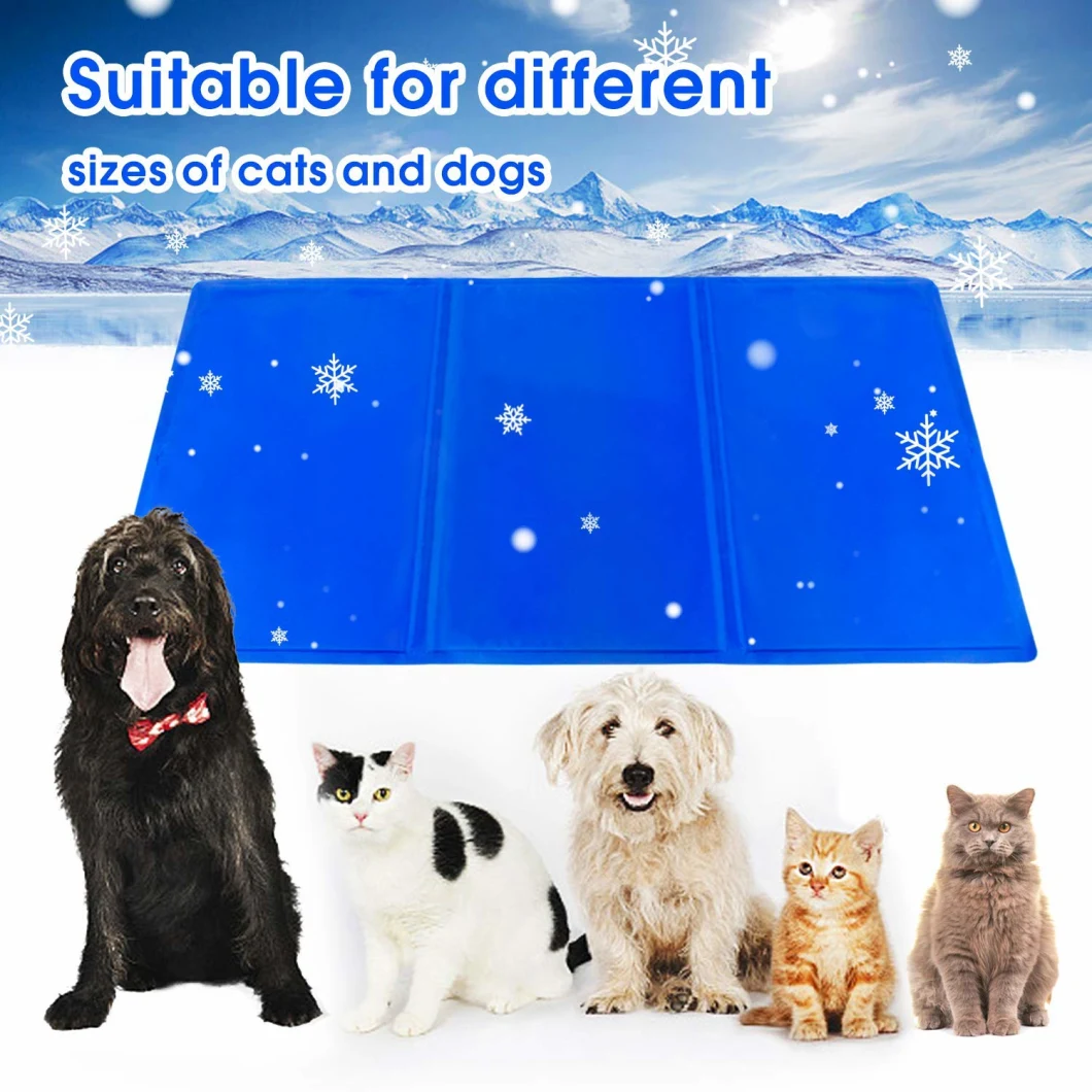 Non-Toxic Self-Cooling Dog Gel Ice Pad Cool Mattress for Sleep